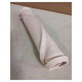 Hubulk 100% Waterproof Silicone Pet Feeding Mat with Raised Edge for Food and Water, Dog Bowl Mats, Cat Bowls Placemat with High Lip Protects Floor for Cats and Dogs (White Sand, 19" L x 12" W)