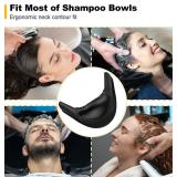 AISEELY Shampoo Bowl Neck Rest for Salon, Salon Shampoo Neck Rest Cushion, Professional Shampoo Bowl Neck Cushion, Silicone Salon Sink Neck Rest for Wash Basin Hair Washing Tray for Sink at Home