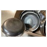 Lot of Hexclad Cookware in various conditions