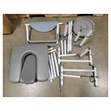 Aliseniors Heavy Duty Bedside Commode, 500lbs Extra-Wide Bariatric Commode Chair for Adults & Seniors, Portable Toilet Seat with Arms, Adjustable Potty Chair Bucket with Lid, Tool-Free Assembly, Retai