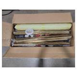 Pelopy Stanchion Posts Queue Crowd Control Stanchion Velvet Ropes Carpet Set, 38 in Post Sand Injection Hollow Base with Rope, Carpet for Party Museum(12 Pcs,Gold,26 ft Carpet), Retail $137