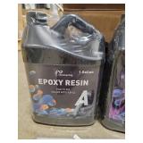 Honcaring Epoxy Resin 2 Gal Kit, Crystal Clear Epoxy Resin Kit, Less Bubble & Low Odor Resin Epoxy for Casting, Jewelry Making, Art Resin (1 Gallon), Retail $60