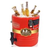 Finopro Insulated Beverage Dispenser 12L, Hot & Cold Drink Dispenser with 304 Stainless Steel Interior, Portable Water Cooler for Camping, Parties, and Coffee - 3.2 Gallon Cooler with Drink Dispenser,