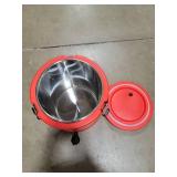 Finopro Insulated Beverage Dispenser 12L, Hot & Cold Drink Dispenser with 304 Stainless Steel Interior, Portable Water Cooler for Camping, Parties, and Coffee - 3.2 Gallon Cooler with Drink Dispenser,