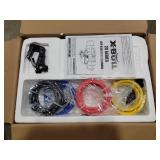 X-BULL 5000lbs Electric Winch - 12V DC Power Waterproof Synthetic Rope Winch with Hawse Fairlead, Wireless & Wired Remote with Mounting Plate for ATV/UTV,Boat Trailer Winch, Retail $170