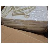 Roqao Portable Kids Wardrobe Closet with Doors, 22.0"x13.4"x49.8" Collapsible Plastic Baby Wardrobe Storage Cabinet with Wheels Hanging Rod and 10 Hangers Kids Closet for Baby Clothes Organizer, Retai