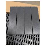 Neoaider 36PCS Plastic Interlocking Decking Tiles 12" x 12", 36 sq. ft Waterproof Outdoor Flooring All-Weather, Patio Floor Decking Tile for Garden Porch Poolside Balcony Backyard, Dark Grey, Retail $