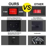 Yinleader 5000W Voltage Converter Transformer Step Up 110V-120V to220V-240V or Step Down 220V to 110V AC Power Converter w/US Standard Power Cord,Circuit Breaker Protection Retail $139.99 FACTORY SEAL