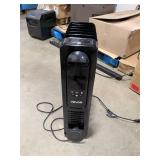 VEVOR Electric Oil Filled Radiator, 1500W Radiant Space Heater with LED Screen, Over-Heat Protections,24h Timer, Portable Handle Casters, Thermostat,Remote Control for Indoor Use,Black, Works Great, M