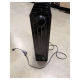 VEVOR Electric Oil Filled Radiator, 1500W Radiant Space Heater with LED Screen, Over-Heat Protections,24h Timer, Portable Handle Casters, Thermostat,Remote Control for Indoor Use,Black, Works Great, M