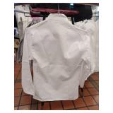 APPEARS NEW - Superior Style White Kitchen Jacket (Size 34/Small) 2 Pack