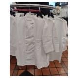 APPEARS NEW - Pinnacle HD Professional Chef Coat ( Size 2XL/3 Coats Included)