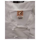 APPEARS NEW - Chef Designs White Professional Kitchen Coat (Small)