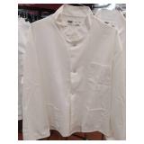 PST Style-402 White Chef Coat (Size 56/2 Pack)