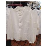 PST Style-402 White Chef Coat (Size 56/2 Pack)