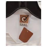 APPEARS NEW - Chef Designs Professional White Chef Coat XXL