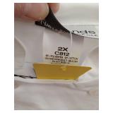 APPEARS NEW - ChefTrends by Pinnacle White Chef Coat (2XL/2 Pack)