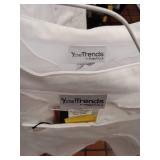 APPEARS NEW - ChefTrends by Pinnacle White Chef Coat (2XL/2 Pack)