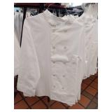 APPEARS NEW - Professional White Chef Coat (Size 2XL/2 Pack)
