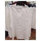 APPEARS NEW - Chef Designs Professional White Chef Coat (3XL-LN)