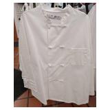 APPEARS NEW - Chef Designs Professional White Chef Coat (XXL/5 Pack)