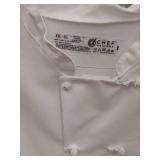 APPEARS NEW - Chef Designs Professional White Chef Coat (XXL/5 Pack)