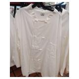 APPEARS NEW - Artex White Cotton Chef Coat (Size 3X/ 2 Pack)