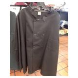 APPEARS NEW - Chef Designs Professional Black Chef Coat (Size 5XL)