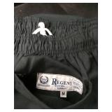 APPEARS NEW - Regent Chef Black Elastic Waist Pants (Size Medium/10 Pack)