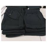 APPEARS NEW - Regent Chef Black Elastic Waist Pants (Size Medium/10 Pack)