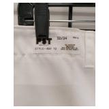 APPEARS NEW - PST Professional White Chef Pants Style 407 TZ (Size 32/34)