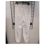 APPEARS NEW - PST Professional White Chef Pants Style 407 TZ (Size 32/34)