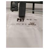 APPEARS NEW - PST Professional White Chef Pants Style 407 TZ (Size 40/32)