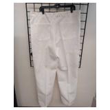 APPEARS NEW - PST Professional White Chef Pants Style 407 TZ (Size 40/32)