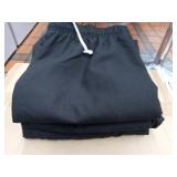 APPEARS NEW - Pinnacle Black Chefs Pants (Size Large/3 Pack)