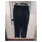 APPEARS NEW - Pinnacle Professional Black Chefs Pants (Size XL - 4 Pack)