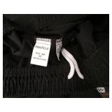 APPEARS NEW - Pinnacle Professional Black Chef Pants (Size 2XL - 4 Pack)