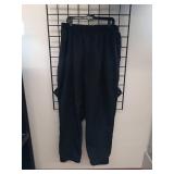 APPEARS NEW - Pinnacle Professional Black Chef Elastic Waist Pants (Size 5X - 3 Pack)