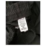 APPEARS NEW - Pinnacle Professional Black Chef Elastic Waist Pants (Size 5X - 3 Pack)