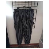 APPEARS NEW - Chefwear Professional Striped Chef Pants (XX-Large / 2 Pack)