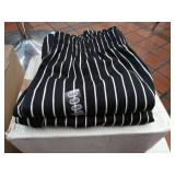 APPEARS NEW - Chefwear Professional Striped Chef Pants (XX-Large / 2 Pack)