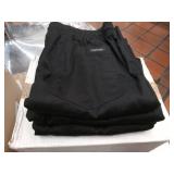 APPEARS NEW - Chefwear Professional Chef Black Kitchen Pants (Size Large - 3 Pack)