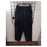 APPEARS NEW - Chef Trends by Pinnacle Black Kitchen Pants Size Medium