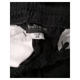 APPEARS NEW - Chef Trends by Pinnacle Black Kitchen Pants (Size 2XL/3 Pack)