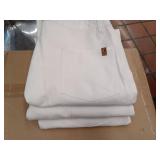 APPEARS NEW - Chef Designs White Professional Kitchen Pants Size 36/36 (Set of 3)