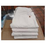 APPEARS NEW - Chef Designs White Professional Kitchen Pants Size 36/36 (Set of 4)