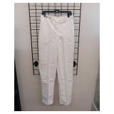APPEARS NEW - PST Professional Chef Pants White Style 407 (Size 32/34) 4 Pack