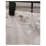 APPEARS NEW - Best Manufacturing White Professional Chef Pants 38x34
