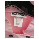 APPEARS NEW - Chefwear Pink Professional Chef Coat. Size Medium (2Pack)