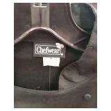 APPEARS NEW - Chefwear Professional Black Chef Coat. Size Medium 2 Pack